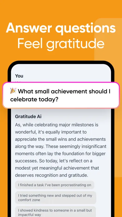 Captures d'écran de Mello - Daily Gratitude AI