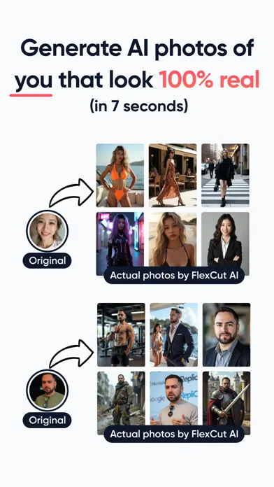 Скриншоты FlexCut AI: Realistic Photos