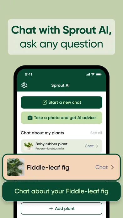 Sprout AI: Plant Identifier应用截图