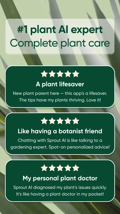 Sprout AI: Plant Identifier应用截图