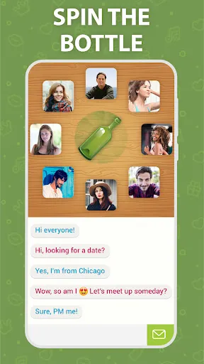 Spin the Bottle: Stranger chat 스크린샷