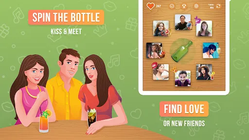 Spin the Bottle: Stranger chat 스크린샷