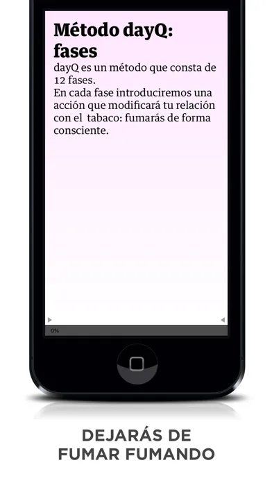Captures d'écran de dayQ dejar de fumar con la mejor app