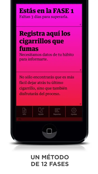Captures d'écran de dayQ dejar de fumar con la mejor app