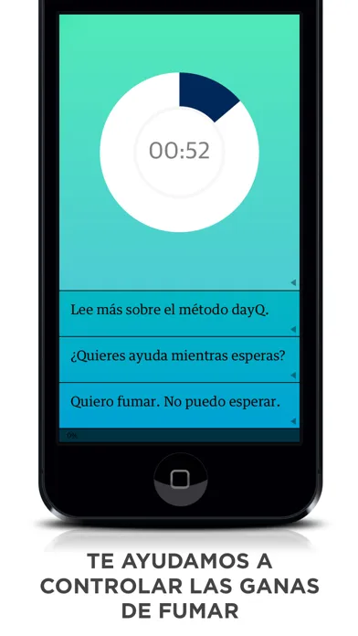 Captures d'écran de dayQ dejar de fumar con la mejor app