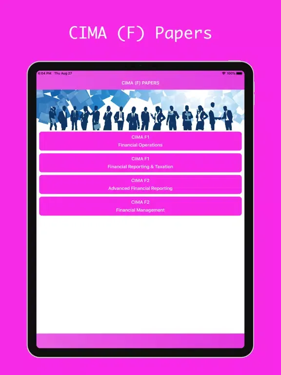 CIMA (F) Papers iPad 應用截圖