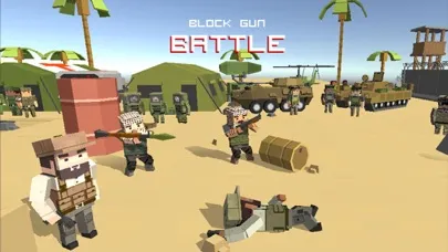 Block gun battle 3d Ekran Görüntüleri