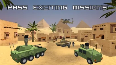 Block gun battle 3d Ekran Görüntüleri