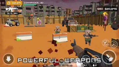 Block gun battle 3d Ekran Görüntüleri
