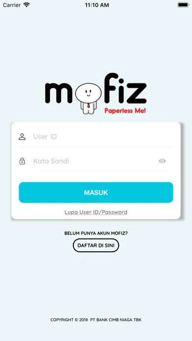 Tangkapan skrin Mofiz