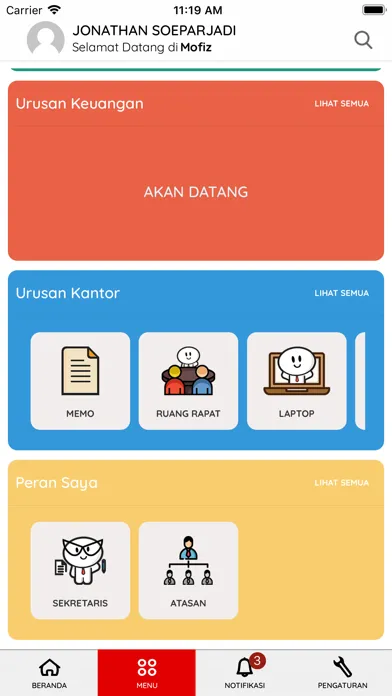 Tangkapan skrin Mofiz