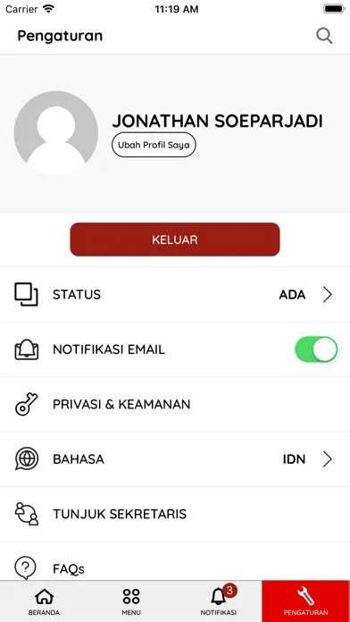 Tangkapan skrin Mofiz