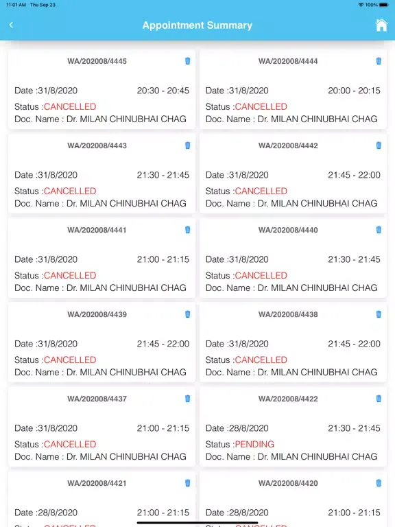 Скриншоты CIMS HOSPITAL Patient Portal iPad 