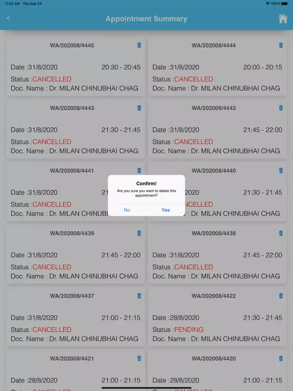 Скриншоты CIMS HOSPITAL Patient Portal iPad 