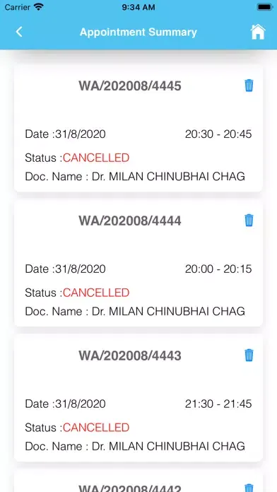 Скриншоты CIMS HOSPITAL Patient Portal
