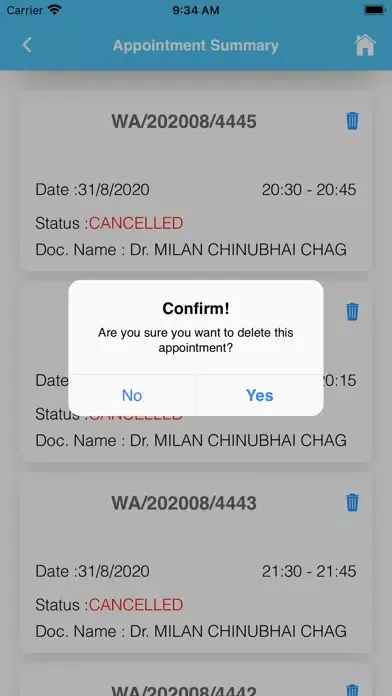 Скриншоты CIMS HOSPITAL Patient Portal