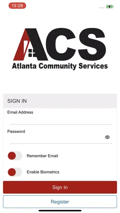 Tangkapan layar ACS Communities App