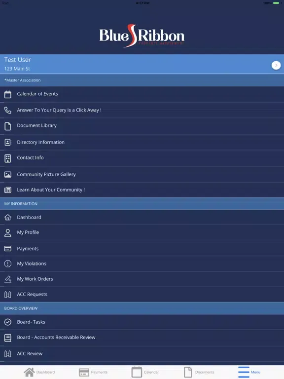 تصاویر Blue Ribbon Property Mgt iPad 