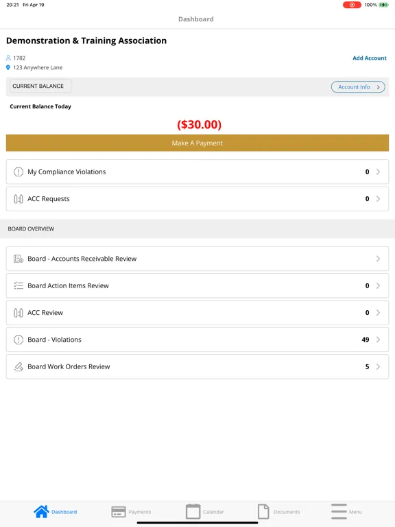 My_HOA iPad 应用截图