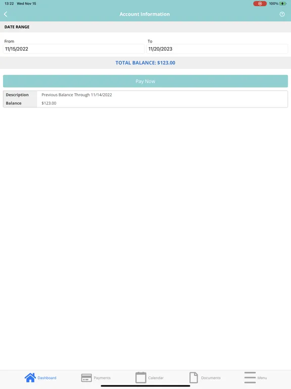 CLA CM Portal iPad  Screenshots