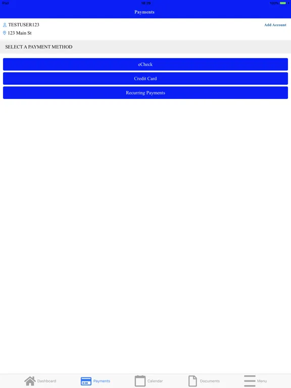 Tangkapan skrin Chambers Management Inc iPad 
