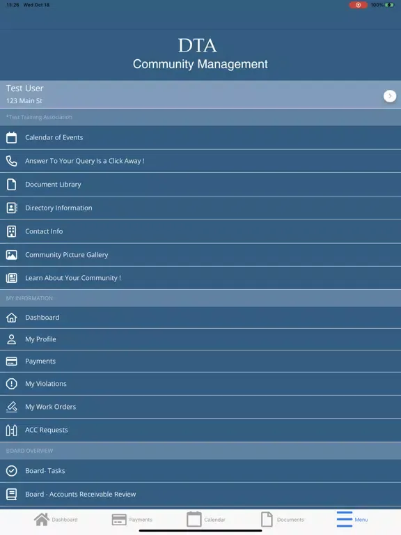 تصاویر DTA Community Management iPad 
