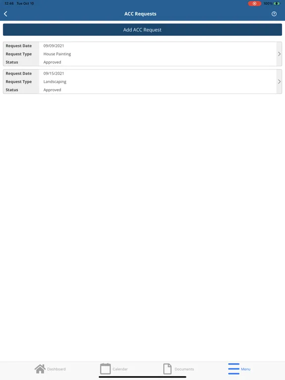 Elite Community Mgmt App iPad  Screenshots