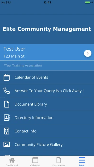 Elite Community Mgmt App Screenshots