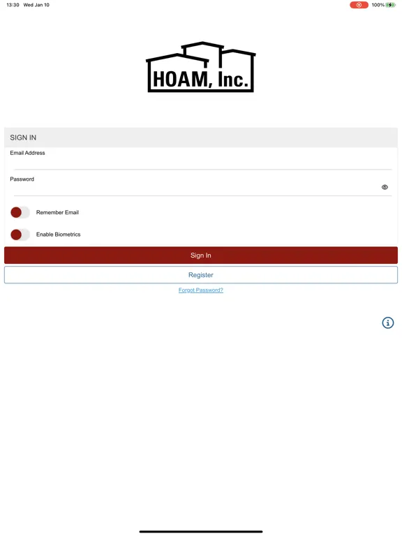 HOA Management Inc iPad  سکرین شاٹس