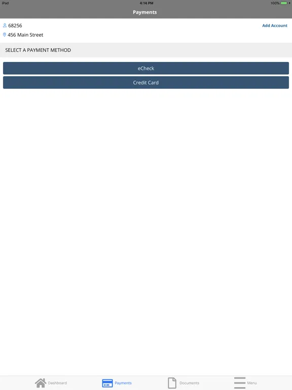 InfoHOA.com Homeowner App iPad  স্ক্রিনশট