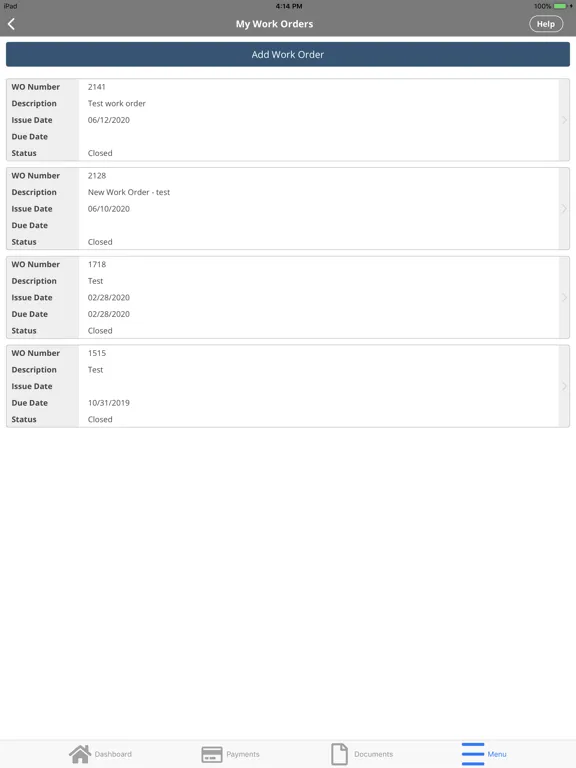 InfoHOA.com Homeowner App iPad  স্ক্রিনশট