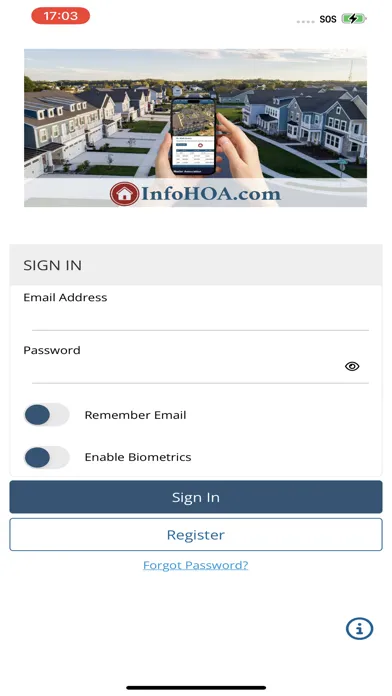 InfoHOA.com Homeowner App স্ক্রিনশট