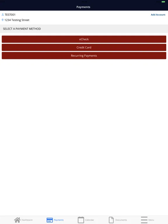 Tangkapan layar Key Community Management iPad 