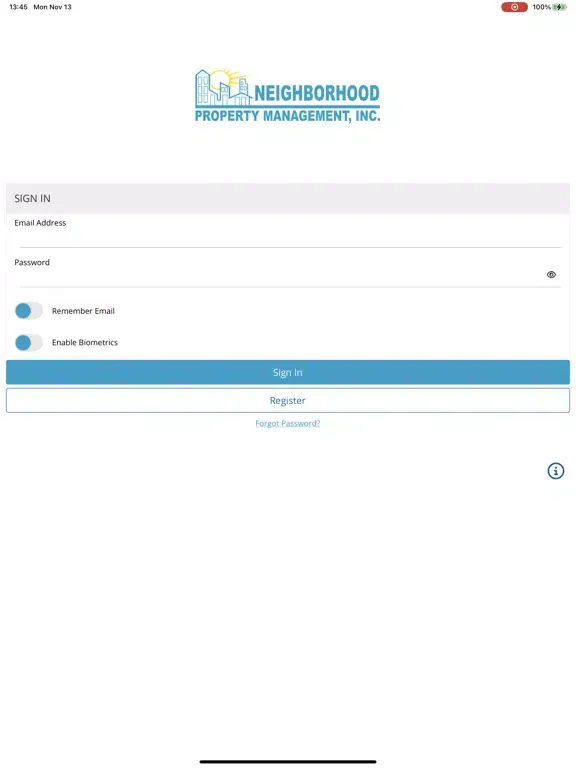 Neighborhood Prop Mgmt iPad  سکرین شاٹس