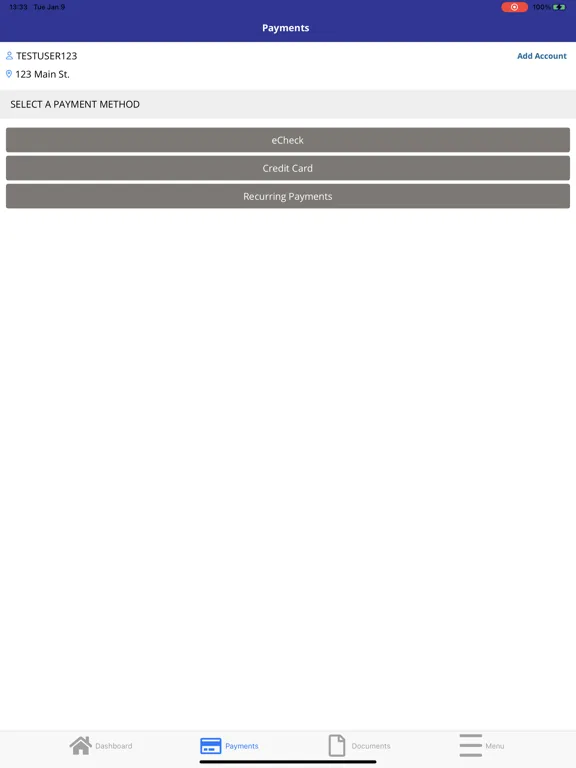 صور My Premier Assn Mgmt App iPad 