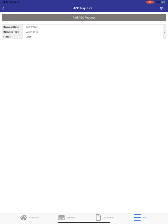 صور My Premier Assn Mgmt App iPad 