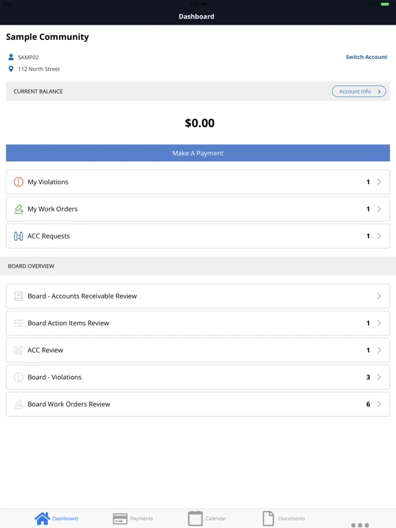 Screenshot di nabo CONNECT iPad 