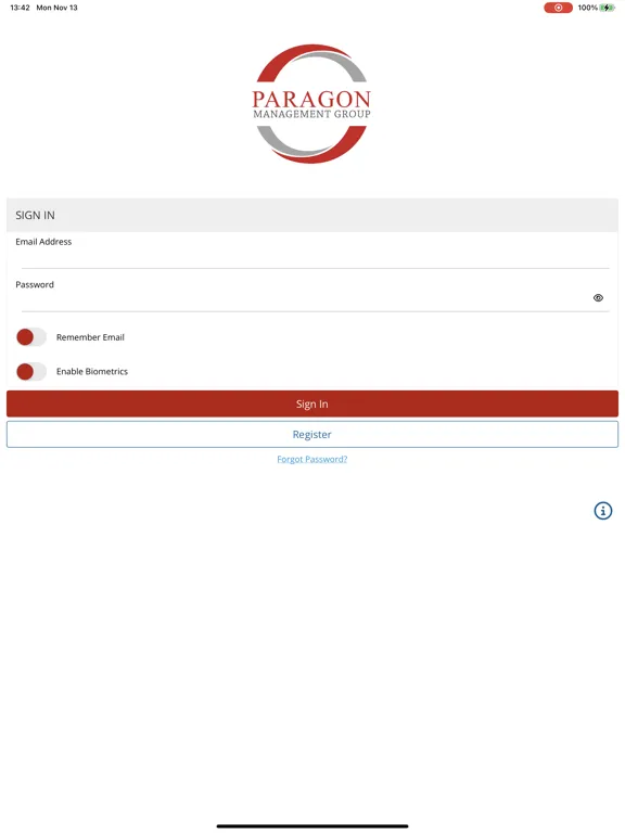 Paragon Management Group iPad 應用截圖