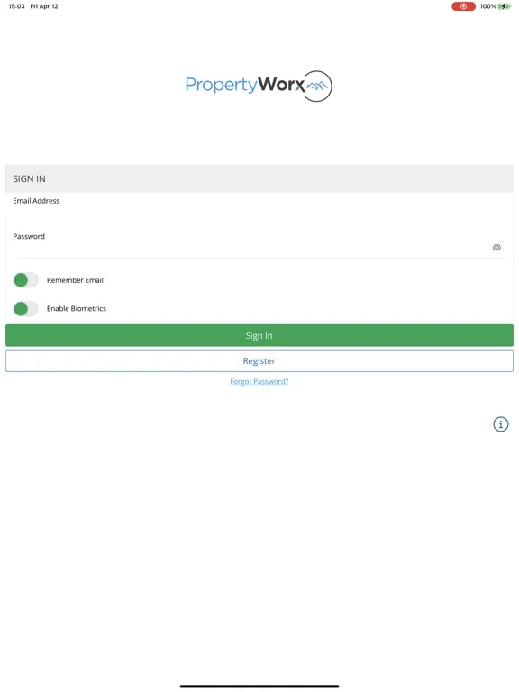 PropertyWorx LLC iPad  स्क्रीनशॉट