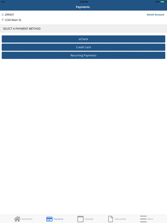Spectrum HOA iPad  Screenshots