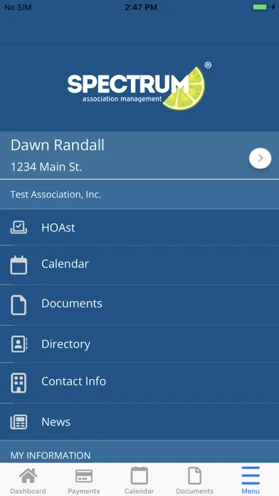 Spectrum HOA Screenshots