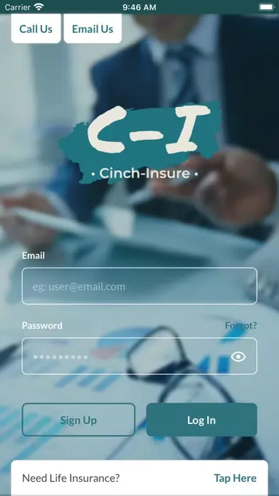 Ảnh chụp màn hình của Cinch-Insure