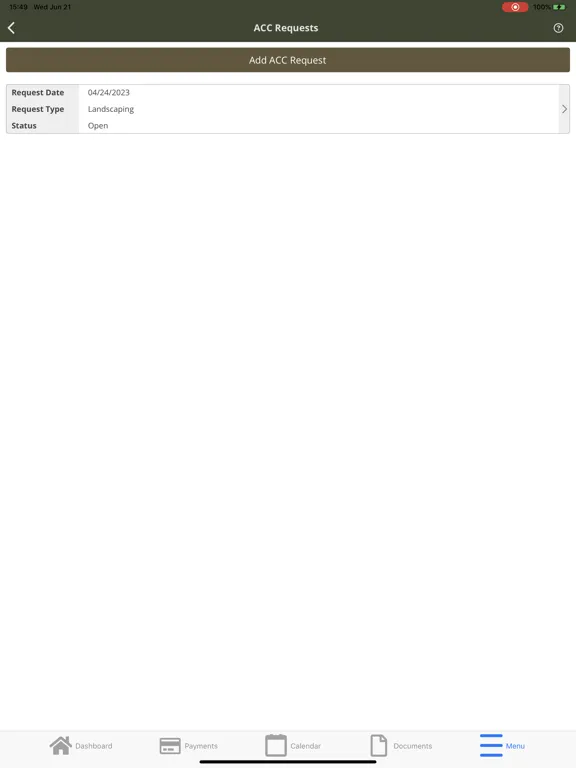Tangkapan layar Athena Mgmt Srvcs iPad 