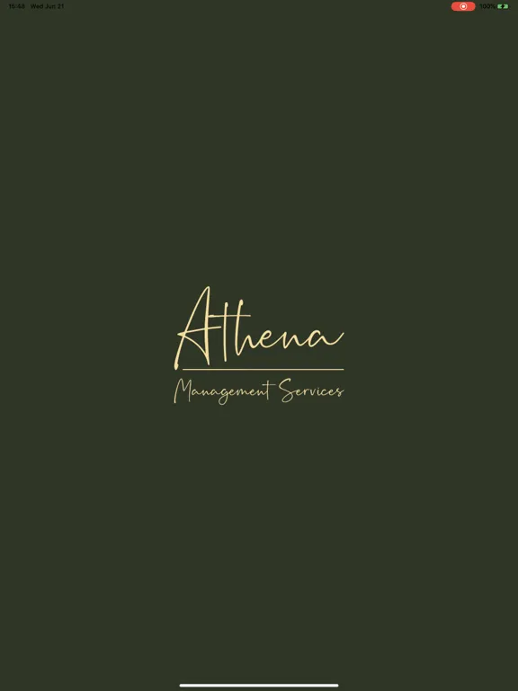 Tangkapan layar Athena Mgmt Srvcs iPad 