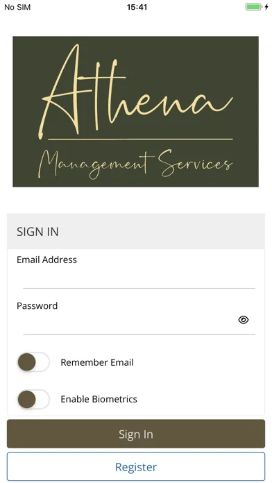 Tangkapan layar Athena Mgmt Srvcs