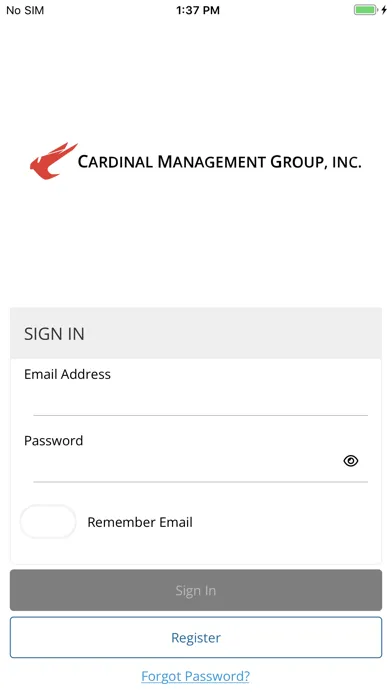 Cardinal MGMT 스크린샷