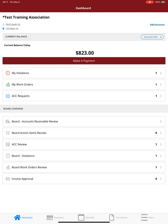 Cardinal Property Management iPad  Screenshots