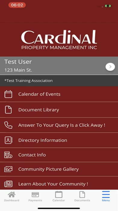Cardinal Property Management Screenshots