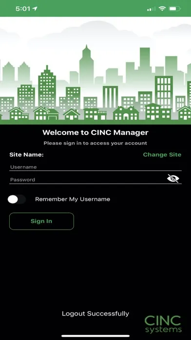 Captures d'écran de CINC Manager