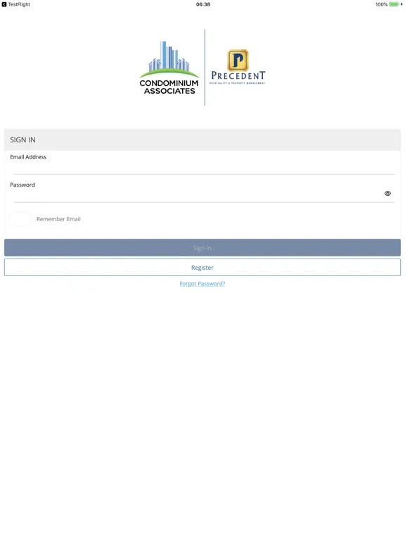 Condo Assoc and Precedent Mgt iPad  स्क्रीनशॉट
